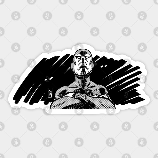 The Kid (Arms folded) Sticker by Mason Comics